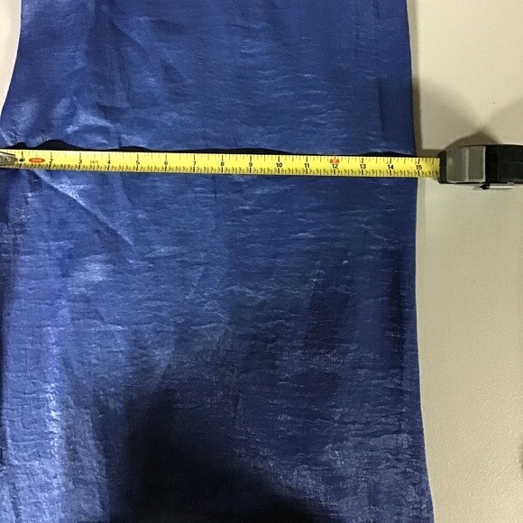 Spaghetti Strung Summer Flowy Boho Relaxed Fit Bobeau Maxi Dress Blue Size XS - Picture 8 of 12